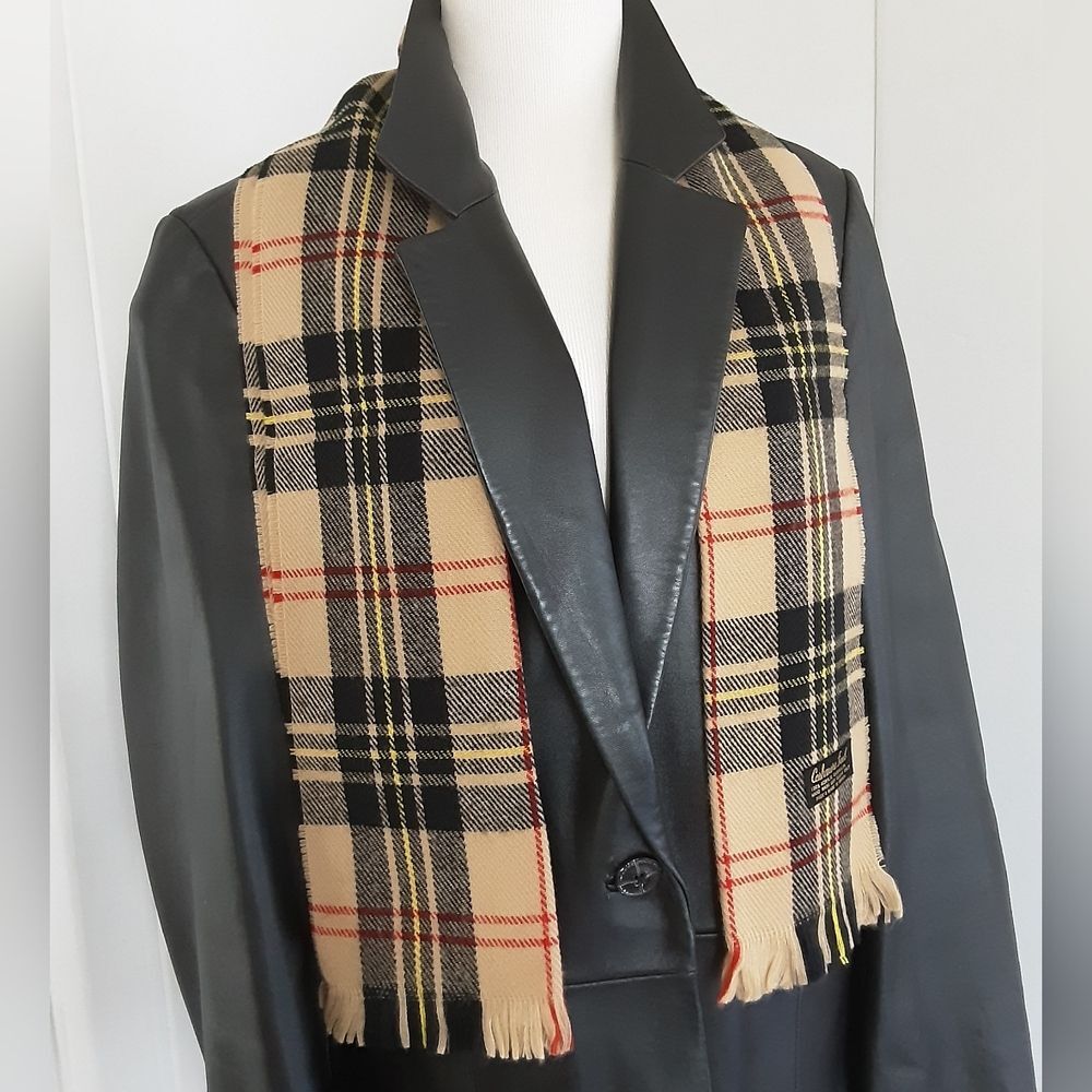 CASHMERE FEEL Burberry "Style" Print Scarf - Unisex